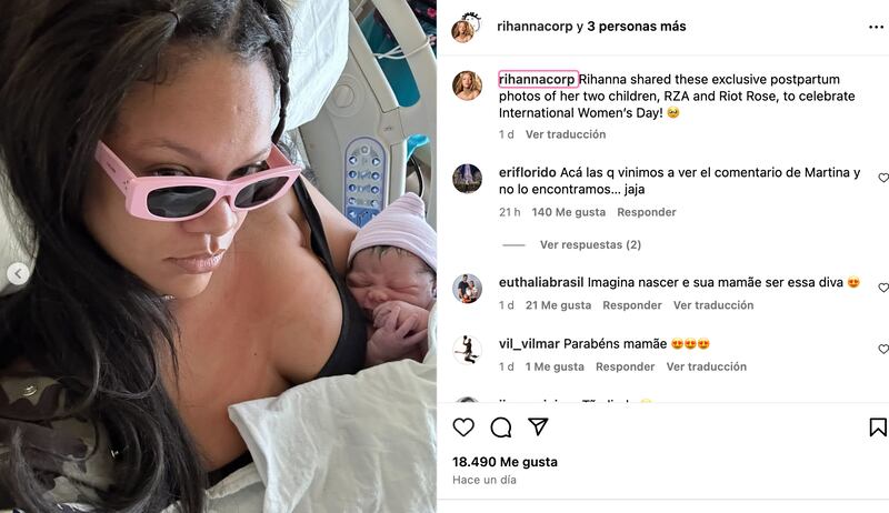 Publicación de Rihanna