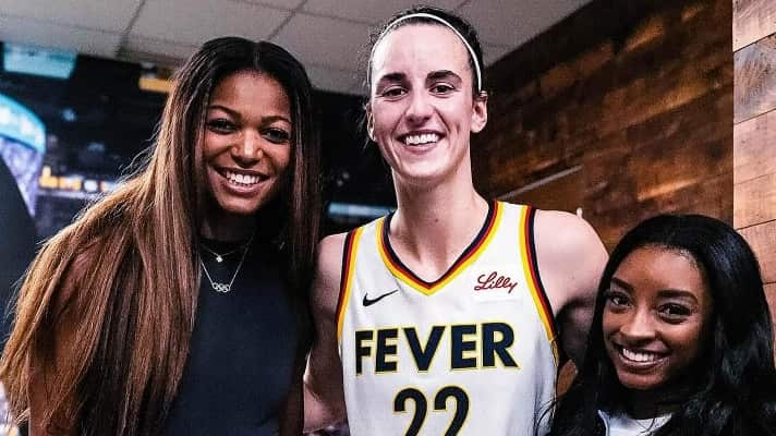 Simone Biles Caitlin Clark Gabby Thomas