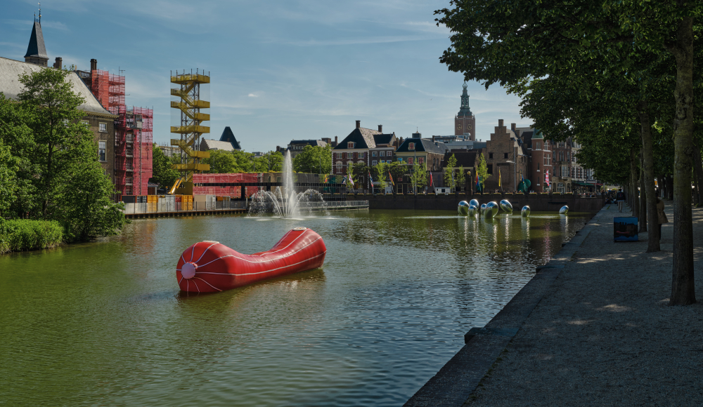 Las calles de La Haya, Países Bajos, se han convertido en una enorme galería al aire libre gracias a BlowUp Jubilee. Foto: The Hague Museum Quarter.