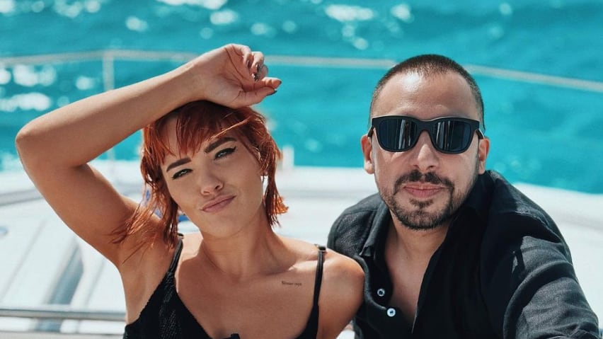 Thalí García ha estado con Felipe Aguilar desde hace ocho años.