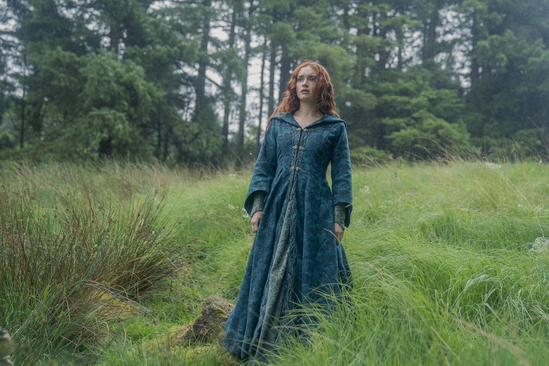 La actriz británica Olivia Cooke regresa como Alicent Hightower en la tercera temporada de House of the Dragon, en la que el conflicto es una realidad. Foto: cortesía.