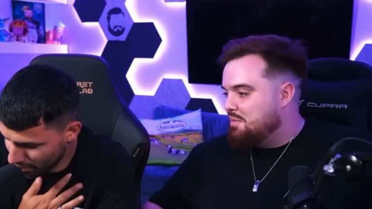 El Kun Agüero sufre una mini arritmia en pleno directo con Ibai