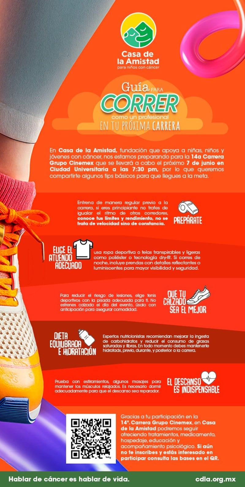 El sábado 7 de junio, Ciudad Universitaria albergará la decimocuarta edición de la Carrera Grupo Cinemex, a beneficio de Casa de la Amistad para Niños con Cáncer. Foto: Getty Images.