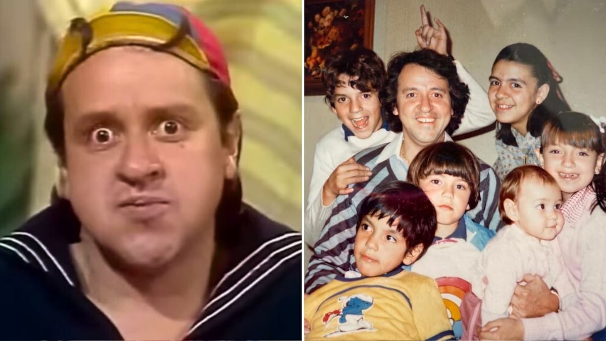 Carlos Villagran tiene una entrañable relación con sus hijos