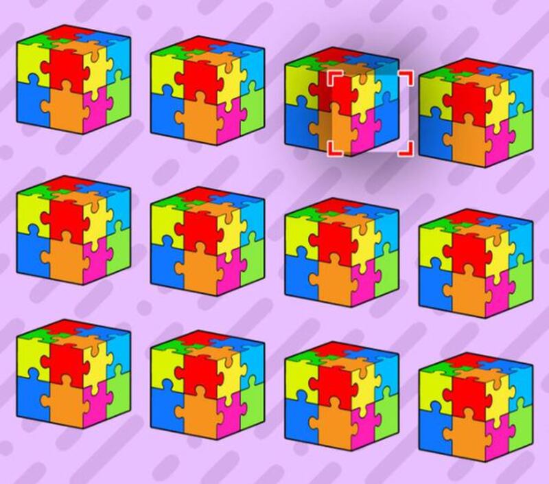 Este es el cubo diferente.