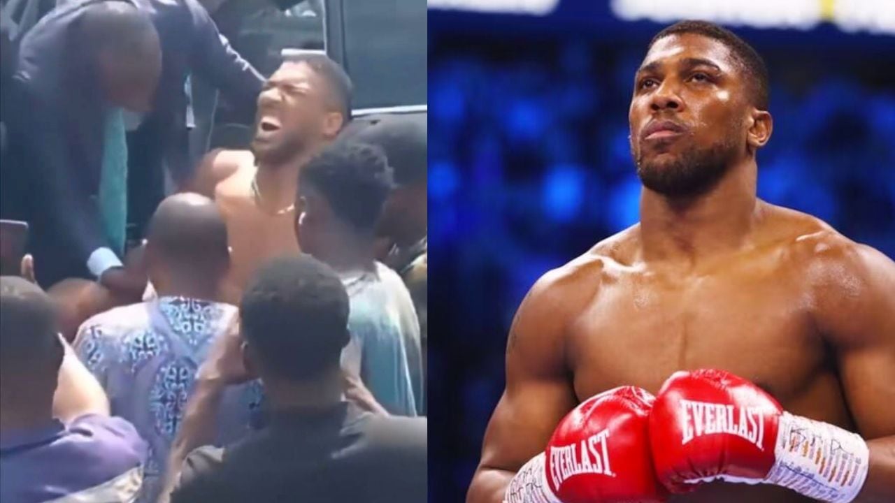 Anthony Joshua accidente