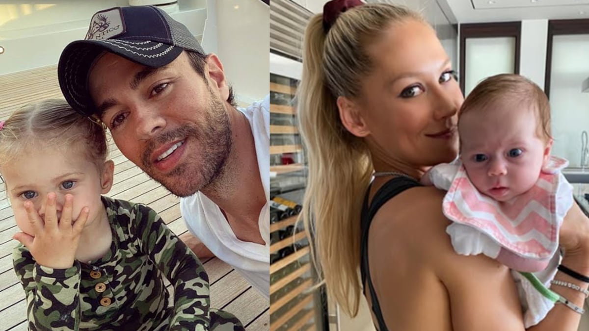 Anna Kournikova y Enrique Iglesias hijos