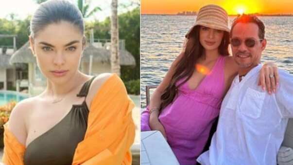 Marc Anthony y Nadia Ferreira pareja