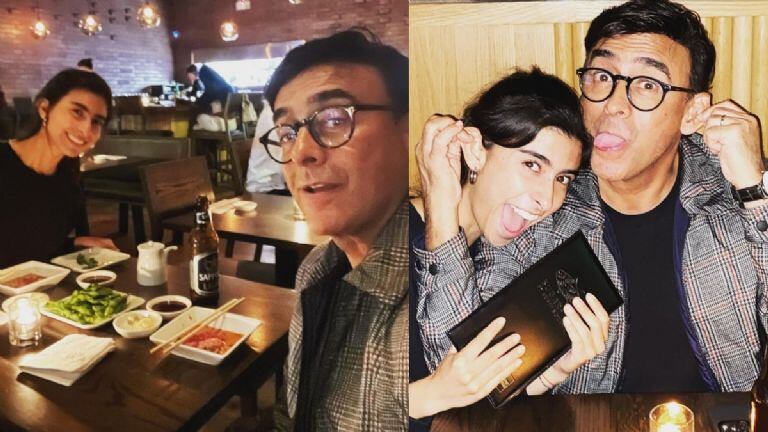 Adal Ramones está orgulloso de su hija Paola.