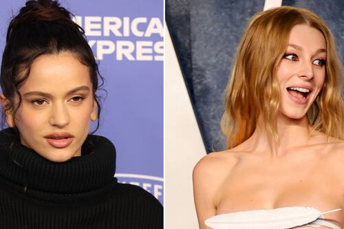 Canción de Rosalía habría revelado una relación con actriz de Euphoria