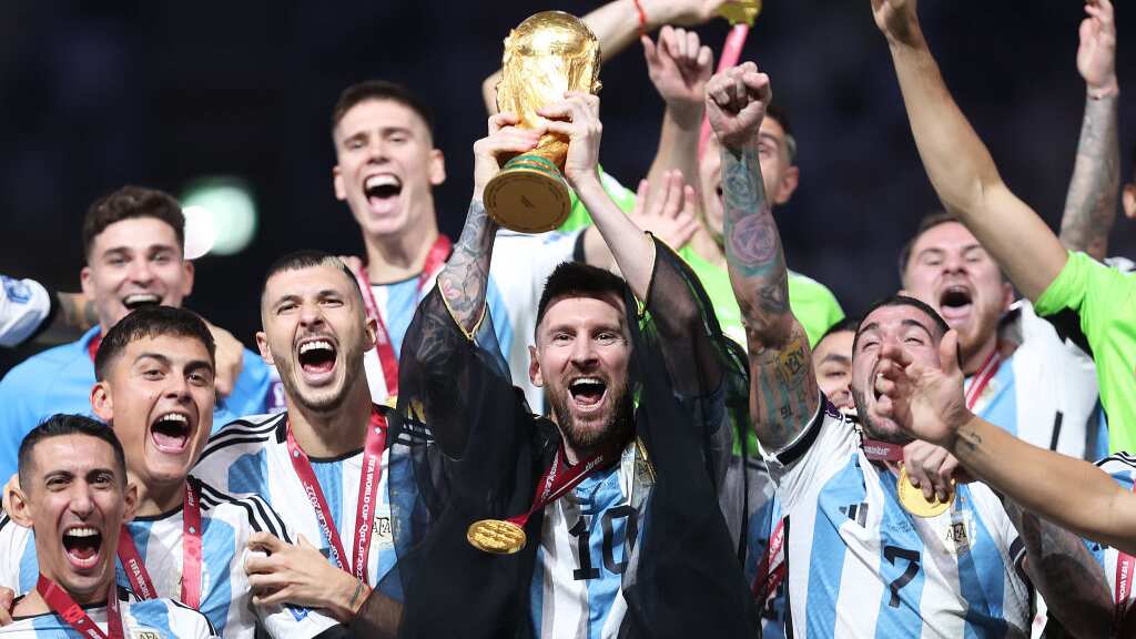 Messi ganó su primer Mundial con Argentina