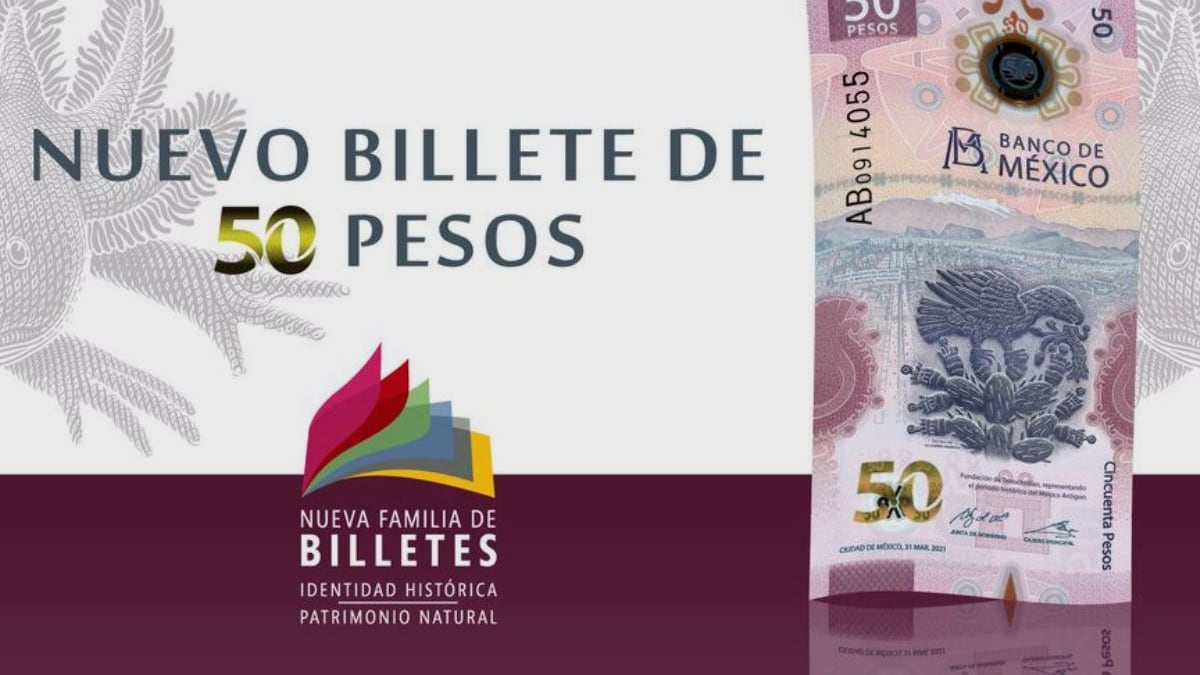 Nuevo billete de 50 pesos