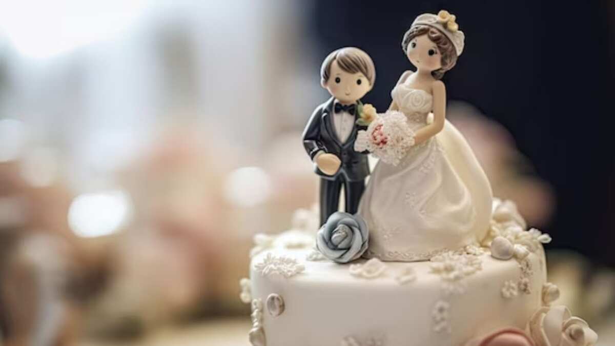 Novia abandona la boda después de que su marido le embarrara pastel en la cara