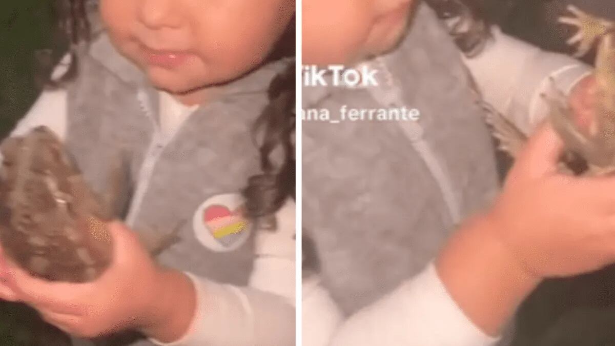 Una niña muy valiente