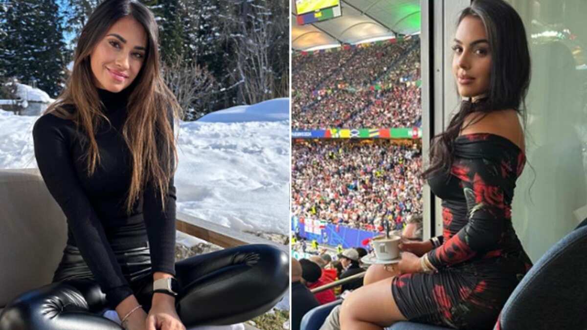 Georgina Rodríguez y Antonela Roccuzzo bikini