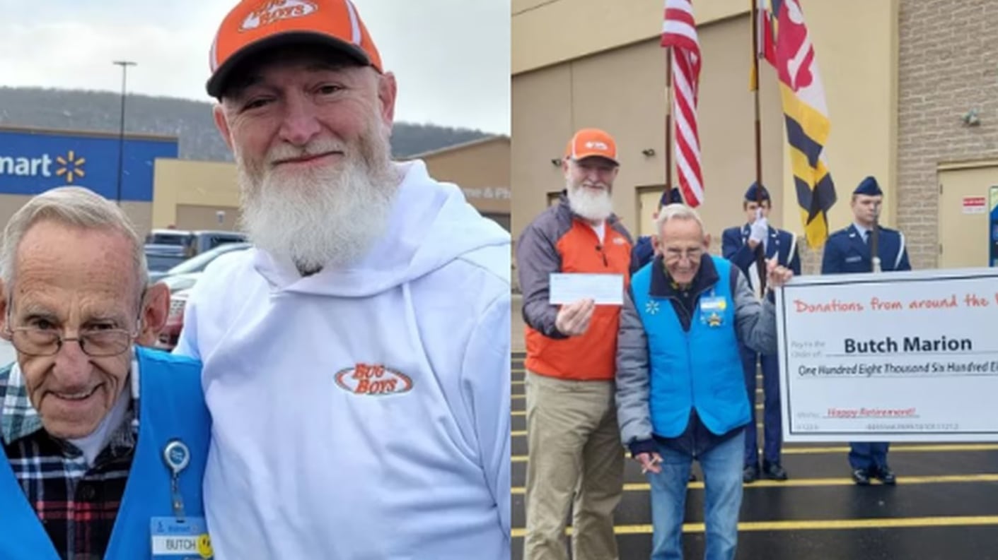 Un tiktoker inició una campaña de fondos al conocer al señor