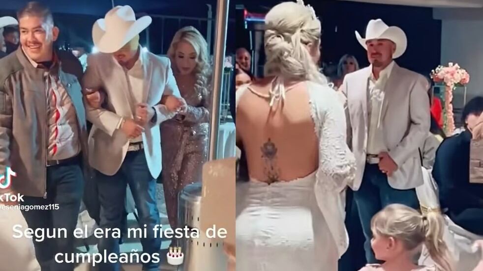 El hombre quedó muy sorprendido, pero feliz por la ocasión