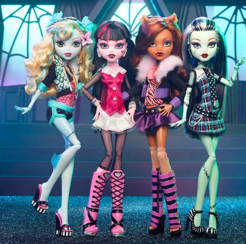 Así lucen las muñecas "Monster High".