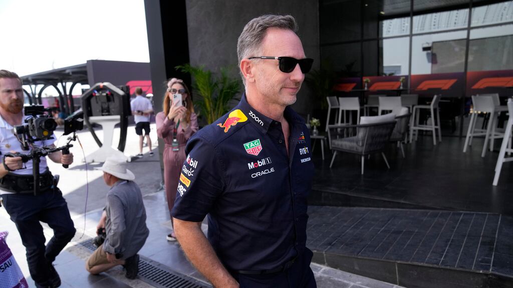 Christian Horner en Arabia Saudita.