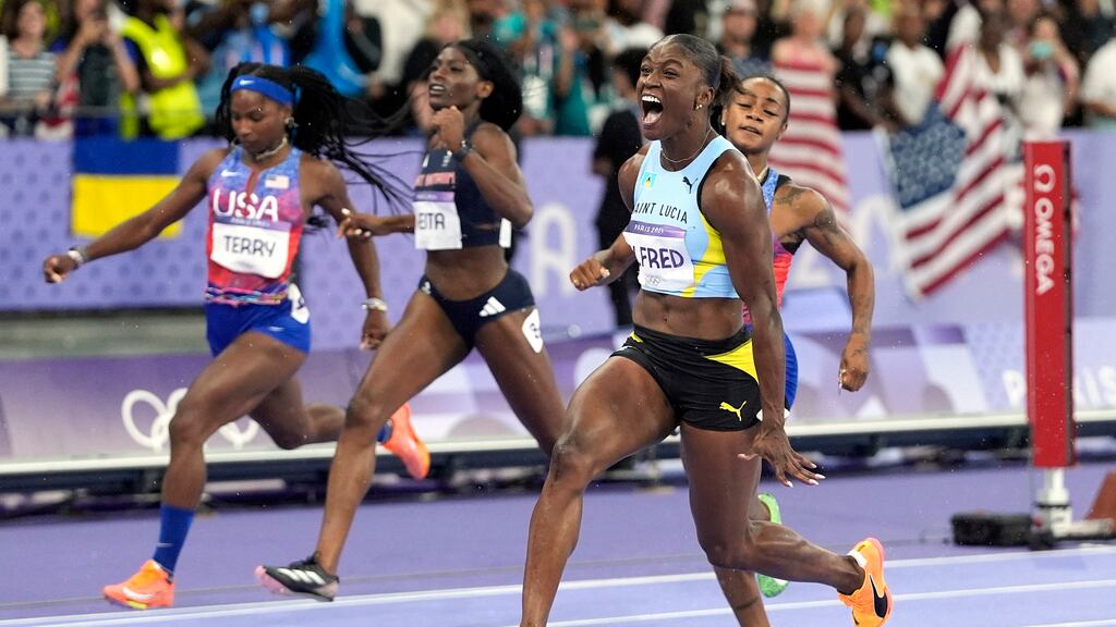 París 2024 - Atletismo Final 100 m planos femeninos