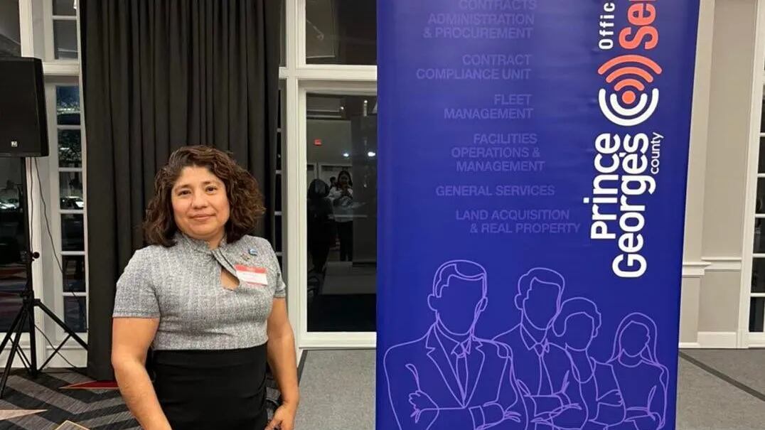 Teresa Luna resultó una de las exponentes del Clark Construction’s Small and Diverse Business Expo.