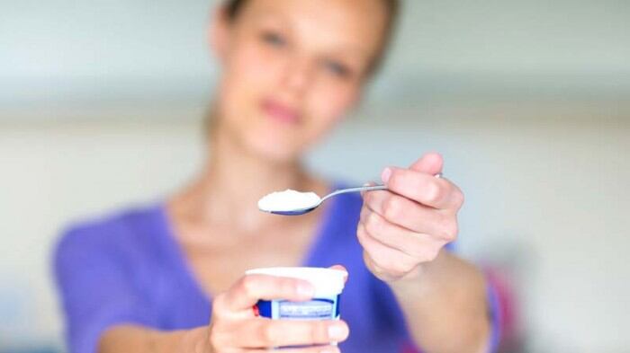 La digestión se ve favorecida con el yogurt griego.