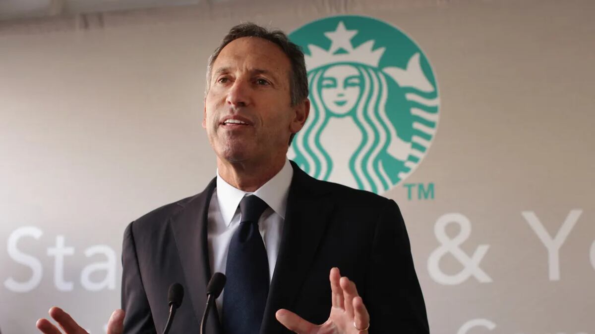 Howard Schultz, CEO de Starbucks.