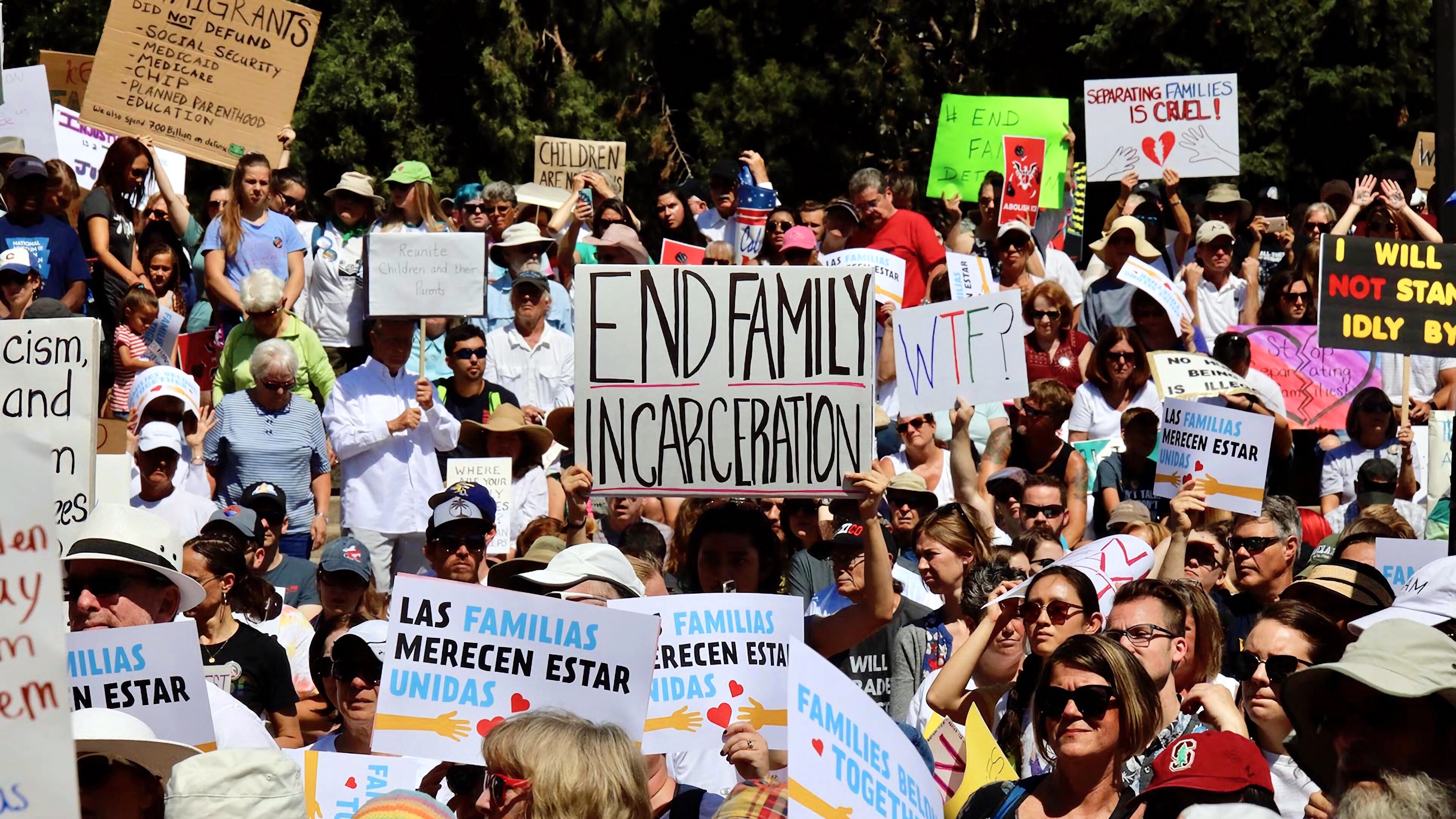 Manifestación en contra de las deportaciones en Colorado (EE.UU.). Con unos 160.000 inmigrantes en peligro de deportación