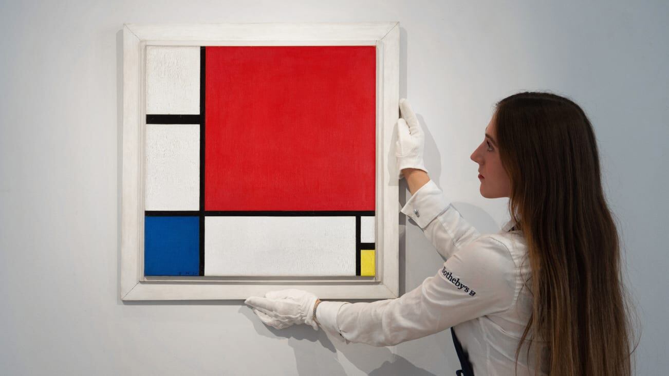 La obra es una de las más reconocidas de Piet Mondrian.