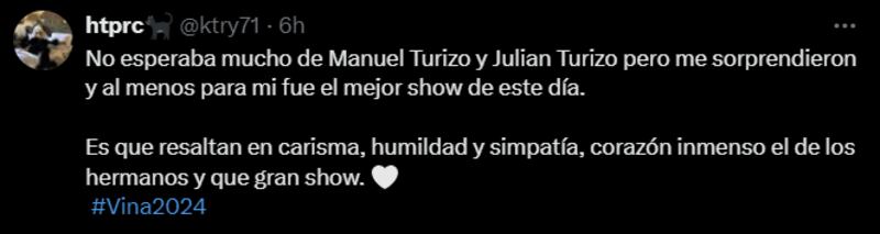 Reacción show de Manuel Turizo y Julián Turizo
