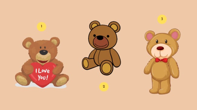 Elige un oso y descubre si eres maduro.