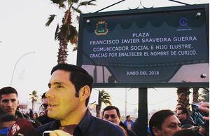 Francisco Saavedra se emocionó y envió sentido mensaje al conocer la plaza que lleva su nombre en Curicó