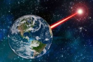 Científicos quieren construir rayo láser gigante que ilumine el espacio para que los extraterrestres puedan llegar más fácilmente a la Tierra