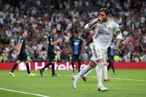 Real Madrid se salvó en el último minuto de una "noche de Brujas" en la Champions League