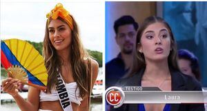 Valeria Morales, Miss Colombia, estuvo en 'Caso cerrado'