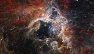 NASA's James Webb Telescope Captures Stunning Images of the Tarantula Nebula