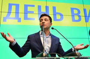 El comediante Zelensky, elegido presidente de Ucrania