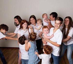 El curioso caso de una madre con 11 hijos que quiere tener tres o cuatro más