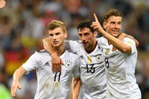 Alemania mostró su poderío para eliminar a México y se reencontrará con Chile en la final