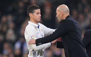 Zidane reveló a qué se exponen James y otras figuras que pertenecen al Real Madrid