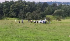¡Atención! Avioneta tuvo que aterrizar de emergencia en el norte de Bogotá