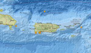 Se reporta temblor de 3.7 que fue sentido en varios pueblos del sur y centro la Isla
