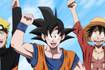 Dragon Ball, Naruto y One Piece se fusionan en este impresionante fan art que une lo más épico de cada anime