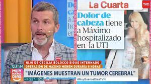 Cristián Sánchez rompe el silencio por tumor cerebral de Máximo Menem Bolocco: "Cecilia está destruída"