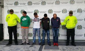 Caen 'Los Costa', responsables de al menos 12 homicidios en Bogotá