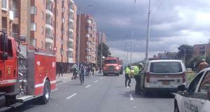 Murió joven ciclista al ser arrollado por una volqueta en Bogotá