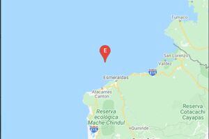 Dos sismos en Esmeraldas se registraron la mañana de este 15 de enero