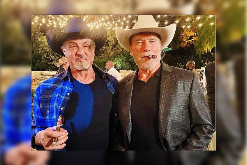 Sylvester Stallone y Arnold Schwarzenegger ahora son grandes amigos.