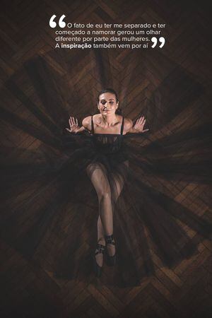 Cisne negro: Fátima Bernardes faz ensaio com trajes de bailarina