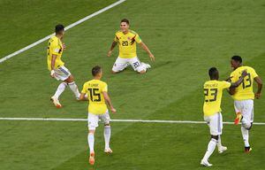 Colombia se mete a octavos de final de Rusia 2018 gracias a la cabeza bendita de Yerry Mina